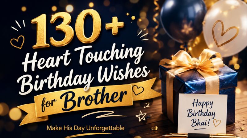 130+ Heart Touching Birthday Wishes for Brother