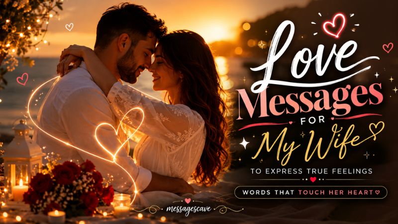 250+ Best Love Messages for My Wife to Express True Feelings