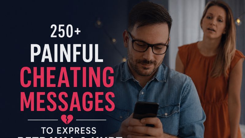 250+ Painful Cheating Messages to Express Betrayal & Hurt