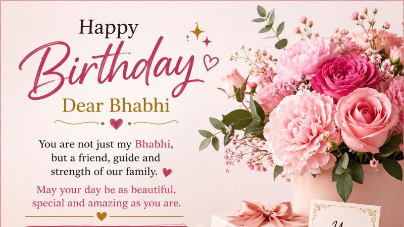 Best Unique Birthday Wishes for Bhabhi