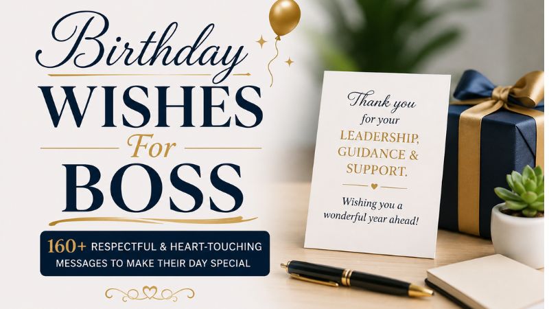 Birthday Wishes For Boss: 160+ Respectful & Heart-Touching Messages to Make Their Day Special