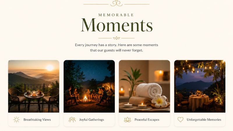 Creates Memorable Moments