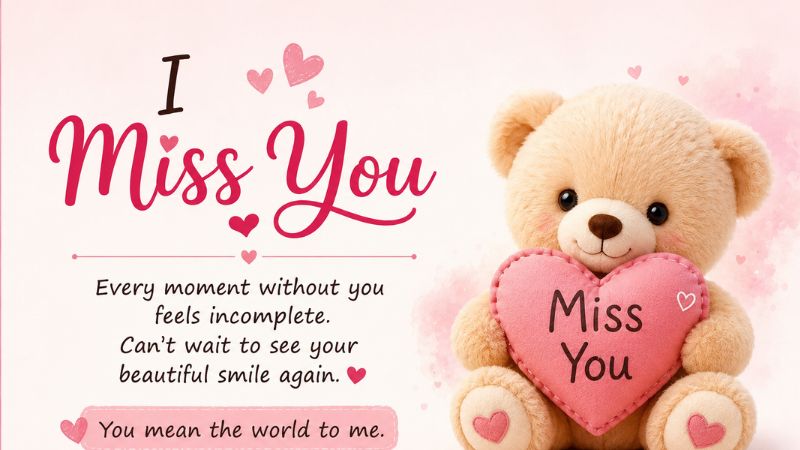 Cute and Sweet Miss You Messages for Her