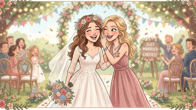 Funny Wedding Wishes to Send to Your Sister