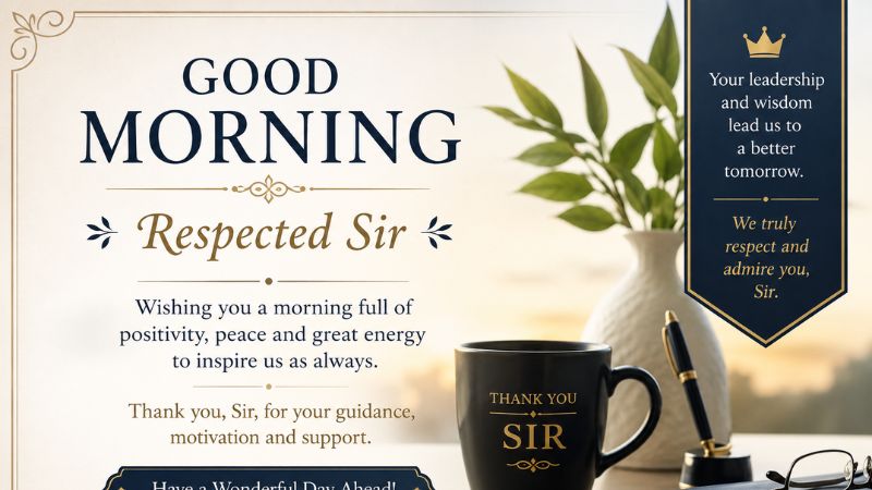 Good Morning Wishes for Sir