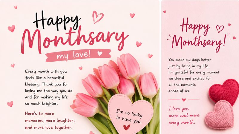 Happy Monthsary Messages for Girlfriend