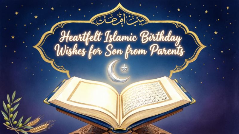 Heartfelt Islamic Birthday Wishes for Son from Parents