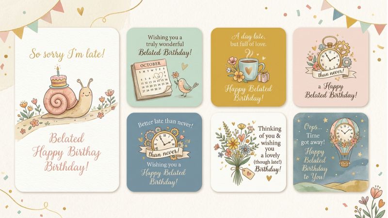 How to Say Sorry for Late Birthday Wish