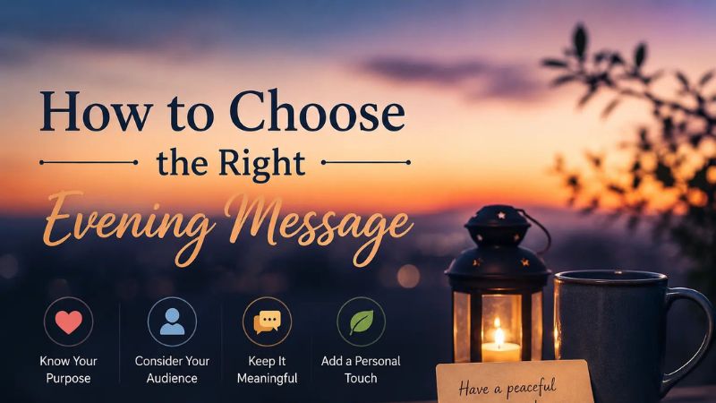 How to Choose the Right Evening Message