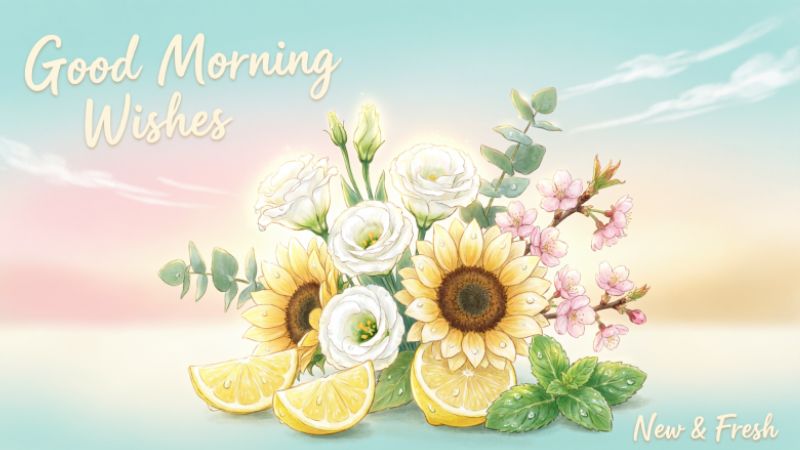 New & Fresh Good Morning Wishes
