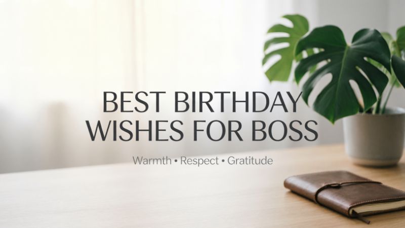 Professional Birthday Messages for CEO/Director