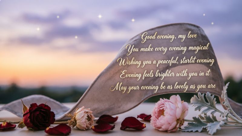 Romantic Good Evening Messages for Love