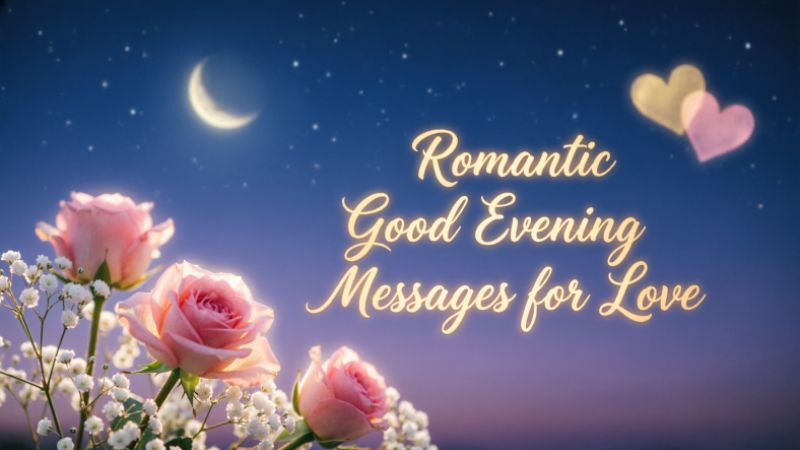 Romantic Good Evening Messages for Love