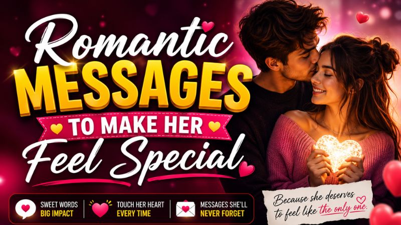 Romantic Messages to Make Her Feel Special