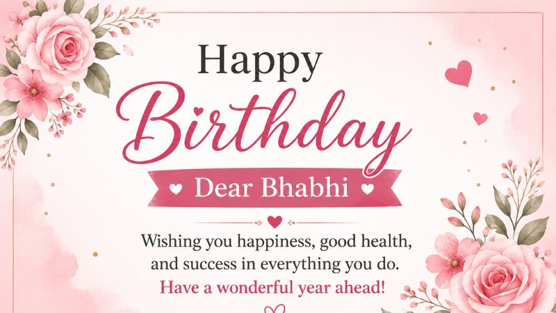 Short Birthday Wishes for Bhabhi