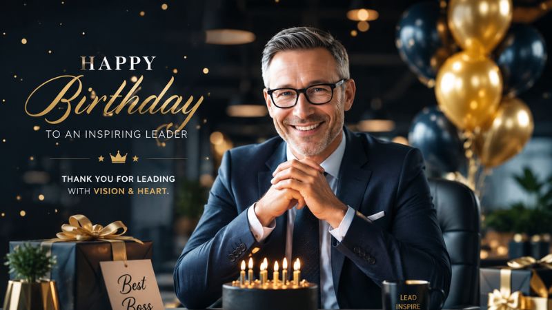 Short Birthday Wishes for Boss