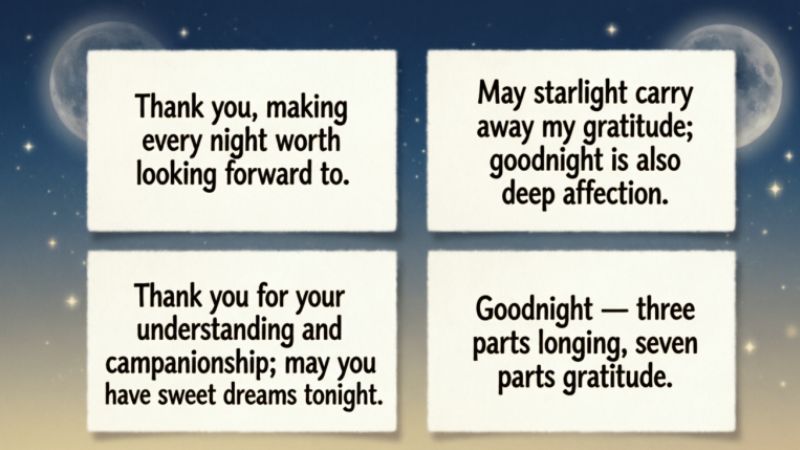 Thoughtful Good Evening Messages to Show Appreciation