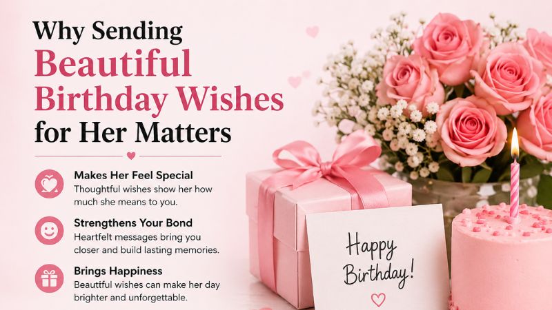 Why Sending Beautiful Birthday Wishes for Her Matters