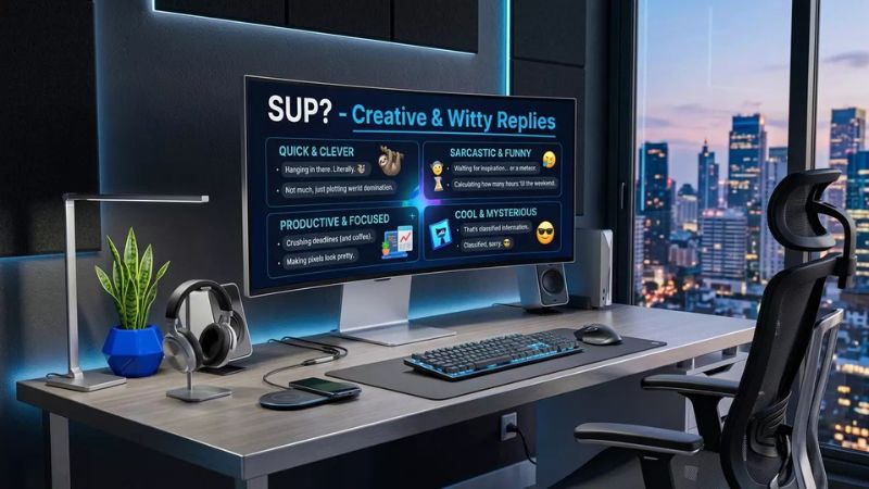 Witty & Smart Replies to "Sup"