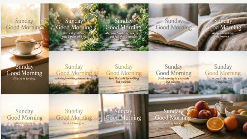 160+ Beautiful Sunday Good Morning Messages and Quotes