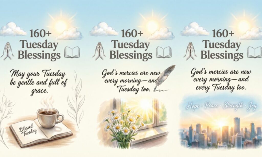 160+ Tuesday Blessings — Images, Quotes & Prayers to Inspire Your Day