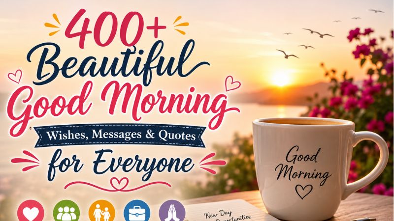 400+ Beautiful Good Morning Wishes, Messages & Quotes for Everyone