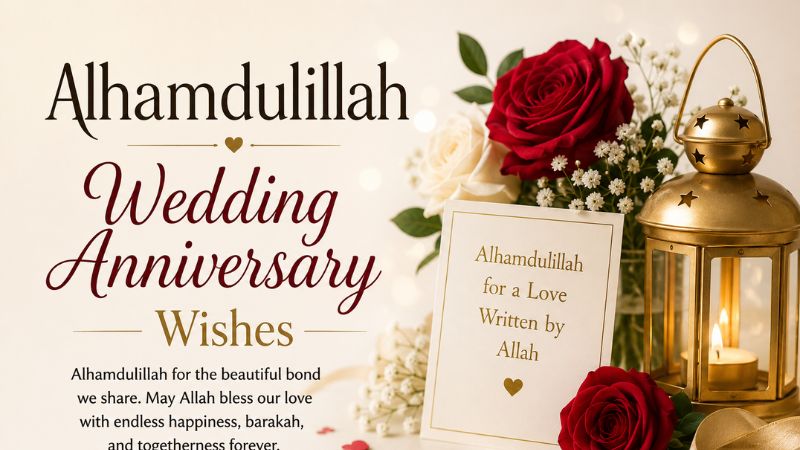 Alhamdulillah Wedding Anniversary Wishes