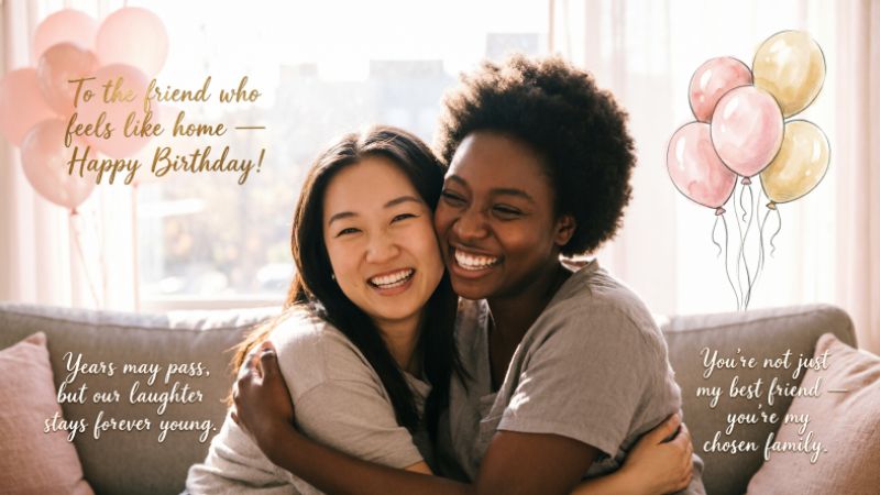Best Friend Happy Birthday Images with Heartfelt Quotes
