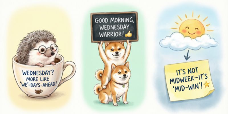 Funny Good Morning Messages for Wednesday