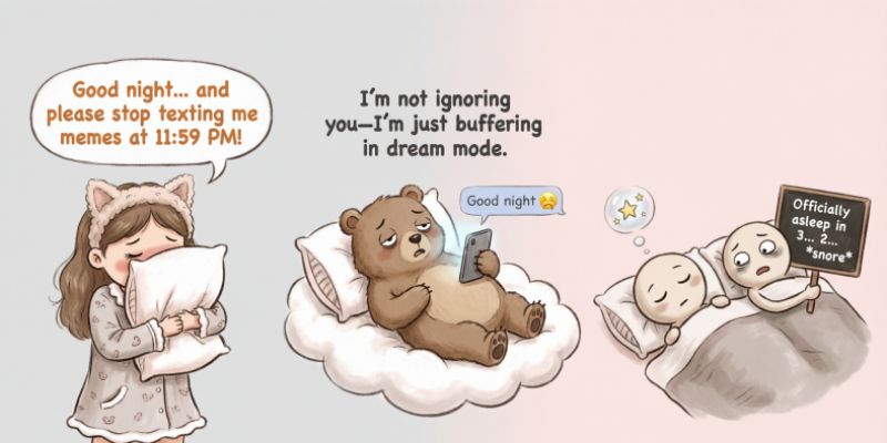 Funny Good Night Messages to Make Her Laugh