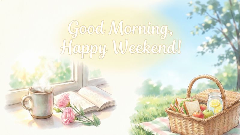 Good Morning Happy Weekend Messages
