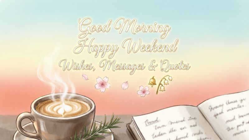 Good Morning Happy Weekend Wishes, Messages & Quotes
