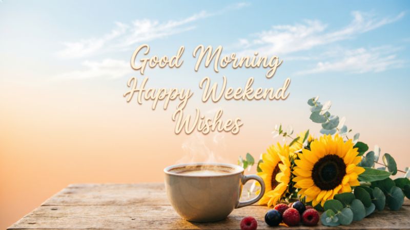 Good Morning Happy Weekend Wishes