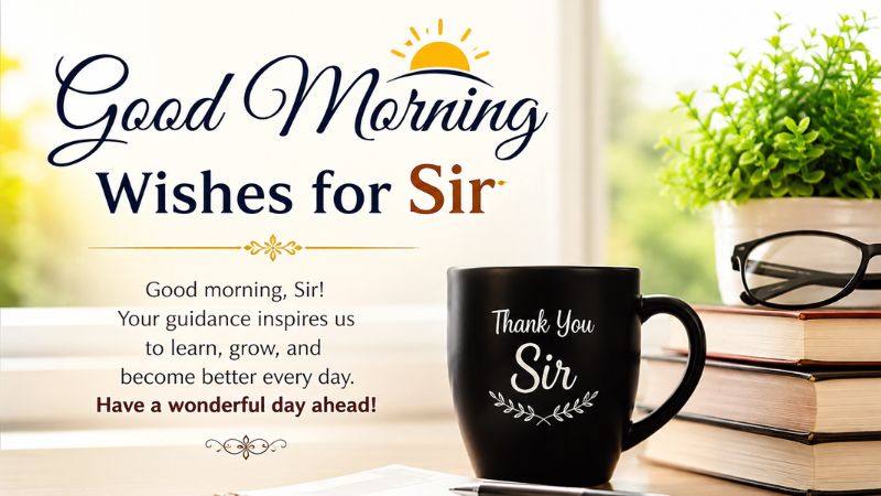 Good Morning Wishes for Sir