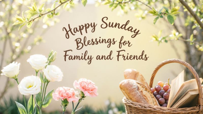 Happy Sunday Blessings for Family and Friends