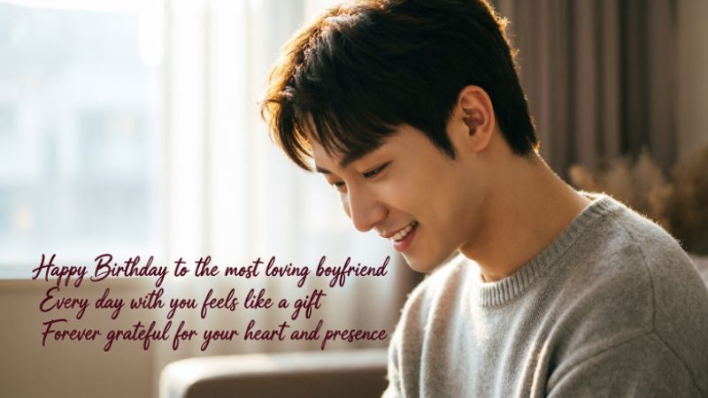 Heart Touching Birthday Wishes for Boyfriend