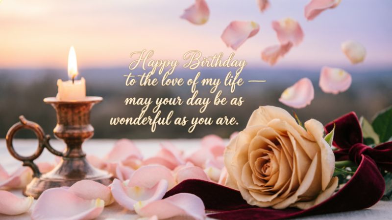 Romantic Birthday Wishes for Boyfriend