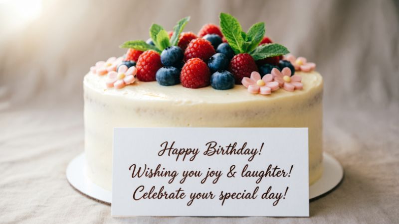 Short Birthday Wishes for Cakes