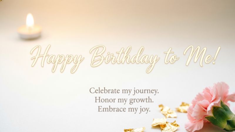 Short Birthday Wishes for Myself
