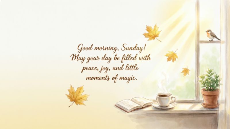 Short Sunday Good Morning Messages