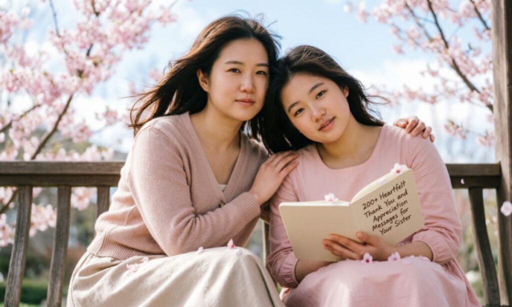 Simple & Genuine Thank You Messages for Your Sister