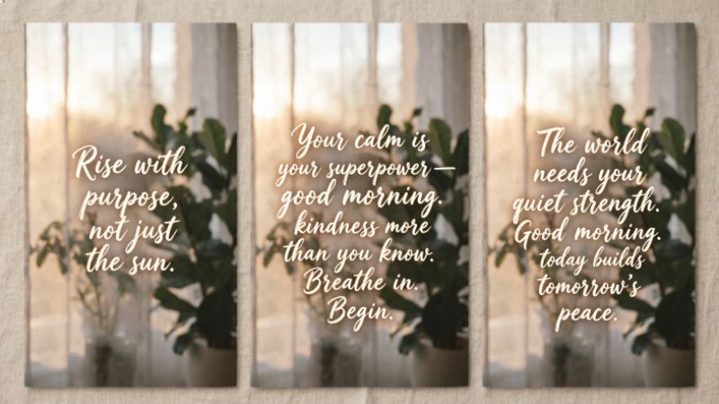 Thoughtful Good Morning Messages