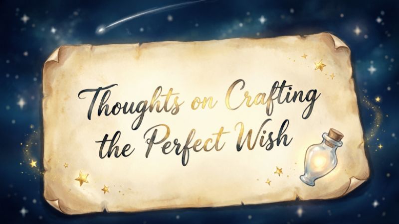 Thoughts on Crafting the Perfect Wish
