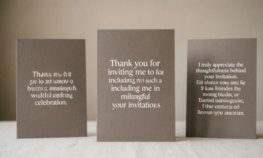 Why a Thank You Message for an Invitation Matters