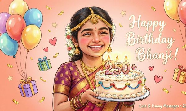 250+ Birthday Wishes for Bhanji (Cute, Funny Messages) In 2026